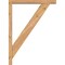 Ekena Millwork Traditional Block Smooth Bracket w/ Offset Brace, Western Red Cedar, 3 1/2"W x 22"D x 30"H BKT0402X22X30TRA05SWR - alternate 2